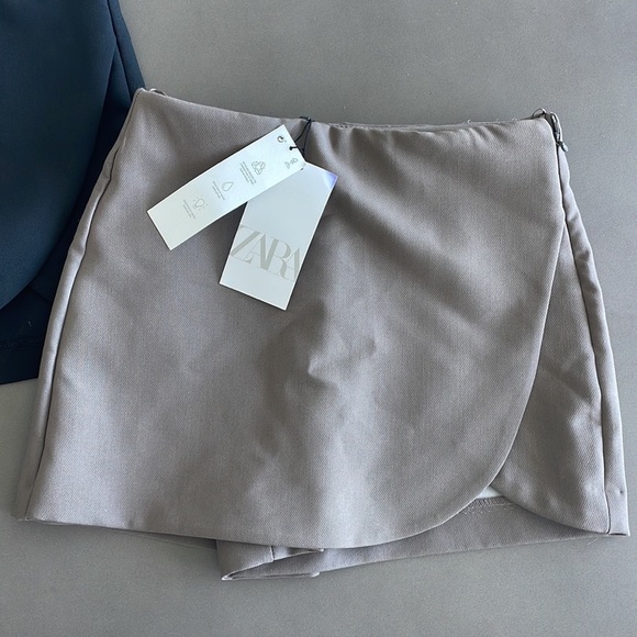 Zara Skort in Taupe New With Tags! - Picture 1 of 7